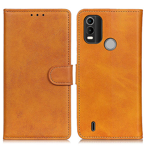 Funda de Cuero Cartera con Soporte Carcasa A05D para Nokia G11 Plus Marron