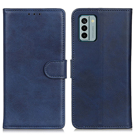 Funda de Cuero Cartera con Soporte Carcasa A05D para Nokia G22 Azul