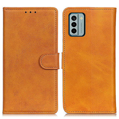 Funda de Cuero Cartera con Soporte Carcasa A05D para Nokia G22 Marron