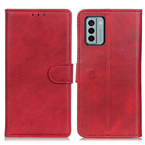 Funda de Cuero Cartera con Soporte Carcasa A05D para Nokia G22 Rojo