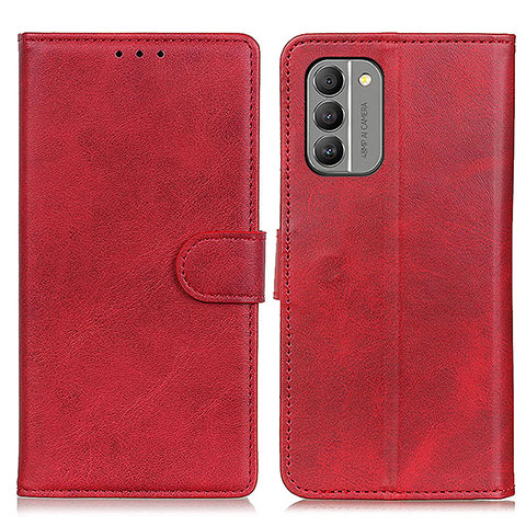 Funda de Cuero Cartera con Soporte Carcasa A05D para Nokia G400 5G Rojo