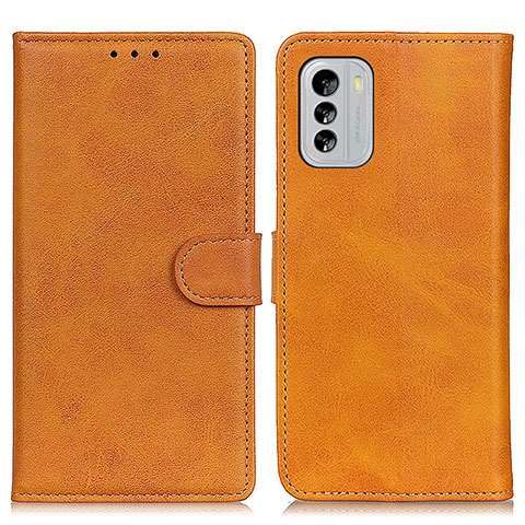 Funda de Cuero Cartera con Soporte Carcasa A05D para Nokia G60 5G Marron