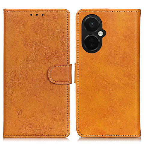 Funda de Cuero Cartera con Soporte Carcasa A05D para OnePlus Nord CE 3 5G Marron