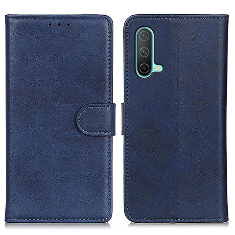 Funda de Cuero Cartera con Soporte Carcasa A05D para OnePlus Nord CE 5G Azul