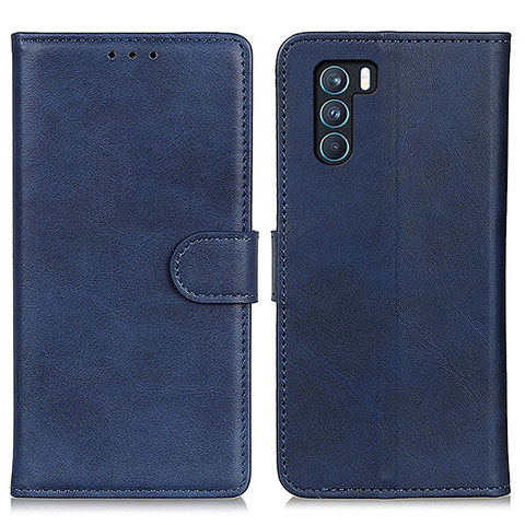 Funda de Cuero Cartera con Soporte Carcasa A05D para Oppo K9 Pro 5G Azul