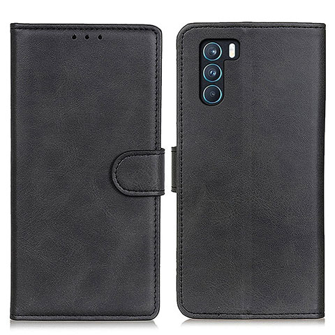 Funda de Cuero Cartera con Soporte Carcasa A05D para Oppo K9 Pro 5G Negro