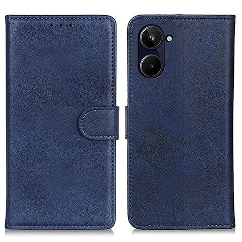 Funda de Cuero Cartera con Soporte Carcasa A05D para Realme 10 Pro 5G Azul