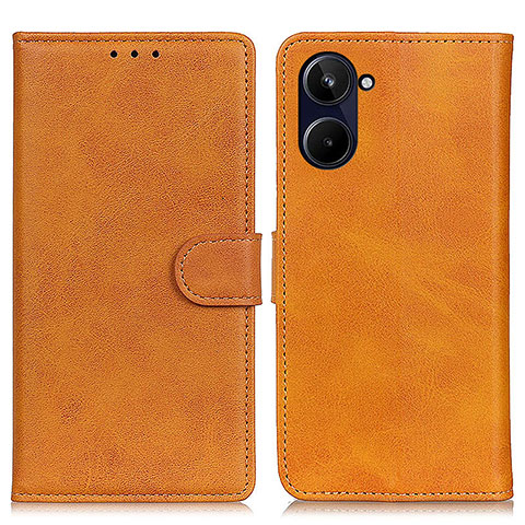 Funda de Cuero Cartera con Soporte Carcasa A05D para Realme 10 Pro 5G Marron