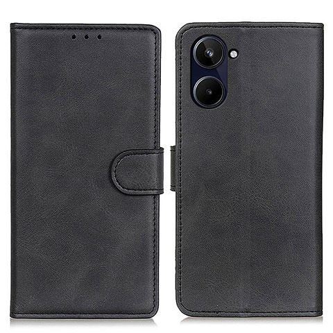 Funda de Cuero Cartera con Soporte Carcasa A05D para Realme 10 Pro 5G Negro