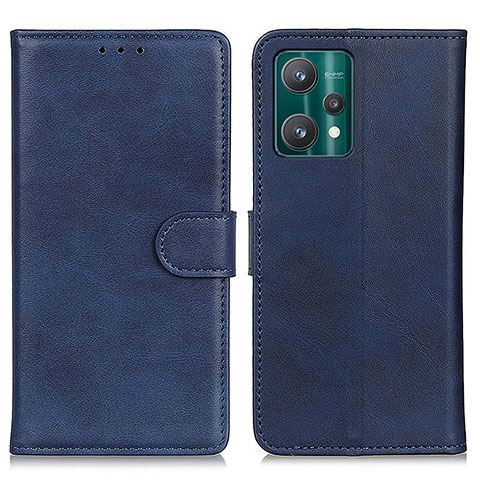 Funda de Cuero Cartera con Soporte Carcasa A05D para Realme 9 5G Azul