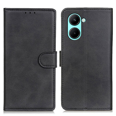 Funda de Cuero Cartera con Soporte Carcasa A05D para Realme C33 (2023) Negro