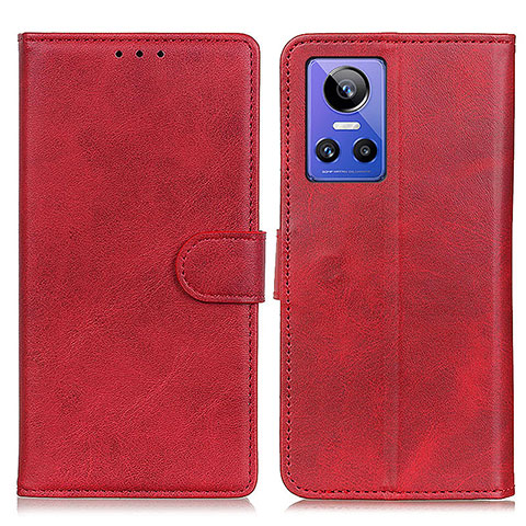 Funda de Cuero Cartera con Soporte Carcasa A05D para Realme GT Neo3 5G Rojo