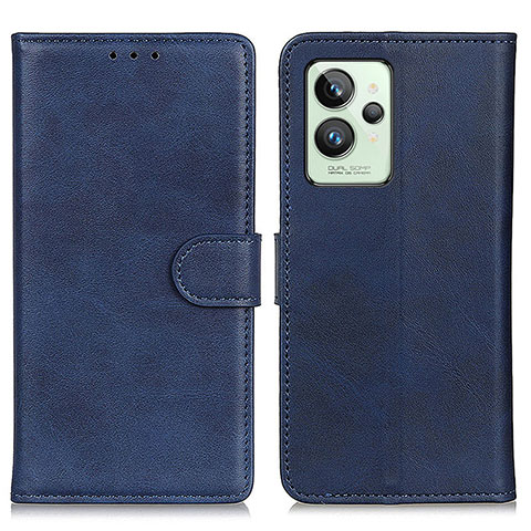 Funda de Cuero Cartera con Soporte Carcasa A05D para Realme GT2 Pro 5G Azul