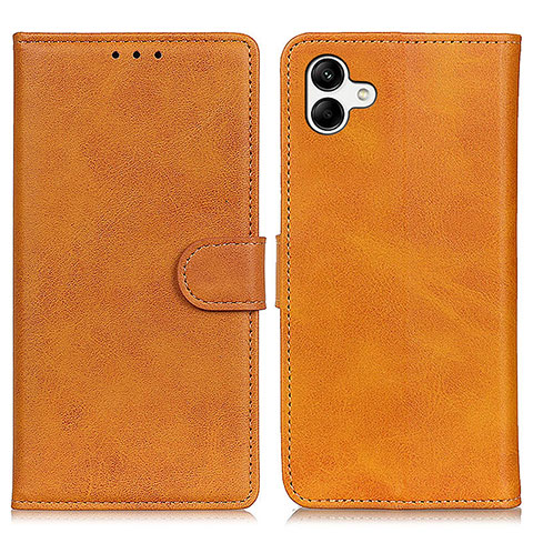 Funda de Cuero Cartera con Soporte Carcasa A05D para Samsung Galaxy A04 4G Marron