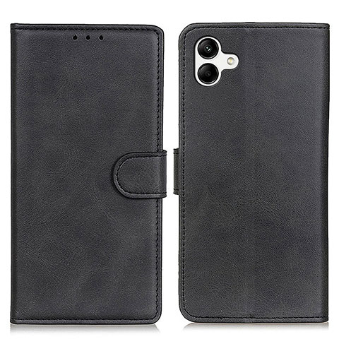 Funda de Cuero Cartera con Soporte Carcasa A05D para Samsung Galaxy A04 4G Negro