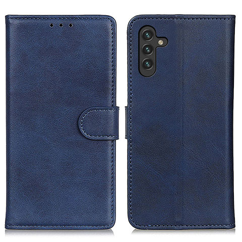 Funda de Cuero Cartera con Soporte Carcasa A05D para Samsung Galaxy A04s Azul