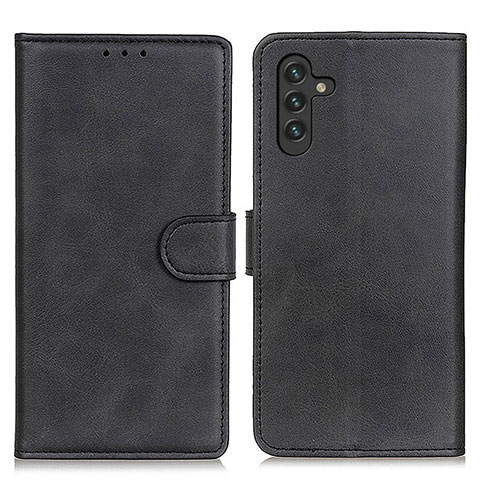 Funda de Cuero Cartera con Soporte Carcasa A05D para Samsung Galaxy A04s Negro