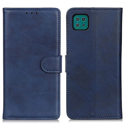 Funda de Cuero Cartera con Soporte Carcasa A05D para Samsung Galaxy A22 5G Azul