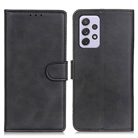 Funda de Cuero Cartera con Soporte Carcasa A05D para Samsung Galaxy A73 5G Negro