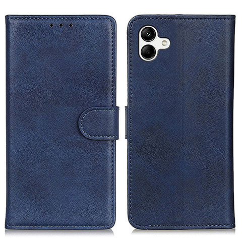 Funda de Cuero Cartera con Soporte Carcasa A05D para Samsung Galaxy M04 Azul