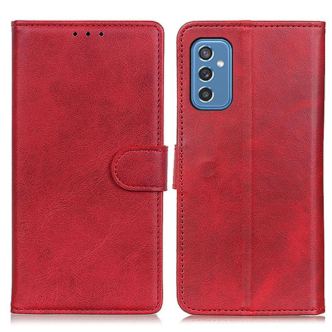 Funda de Cuero Cartera con Soporte Carcasa A05D para Samsung Galaxy M52 5G Rojo