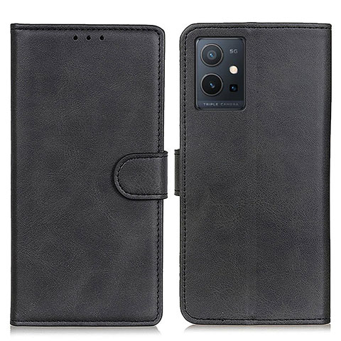 Funda de Cuero Cartera con Soporte Carcasa A05D para Vivo T1 5G India Negro