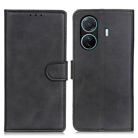 Funda de Cuero Cartera con Soporte Carcasa A05D para Vivo T1 Pro 5G Negro