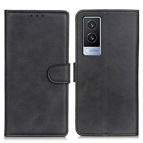 Funda de Cuero Cartera con Soporte Carcasa A05D para Vivo V21e 5G Negro