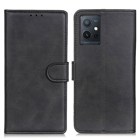 Funda de Cuero Cartera con Soporte Carcasa A05D para Vivo Y33e 5G Negro