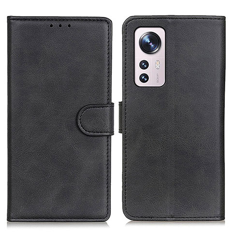 Funda de Cuero Cartera con Soporte Carcasa A05D para Xiaomi Mi 12S 5G Negro