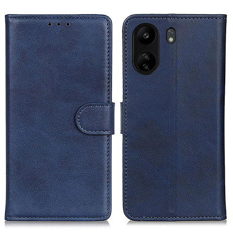 Funda de Cuero Cartera con Soporte Carcasa A05D para Xiaomi Poco C65 Azul