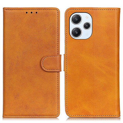 Funda de Cuero Cartera con Soporte Carcasa A05D para Xiaomi Redmi 12 4G Marron