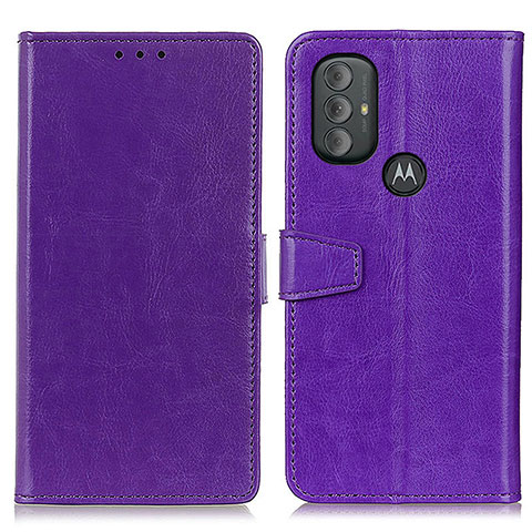 Funda de Cuero Cartera con Soporte Carcasa A06D para Motorola Moto G Play (2023) Morado