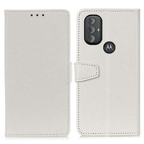 Funda de Cuero Cartera con Soporte Carcasa A06D para Motorola Moto G Play Gen 2 Blanco