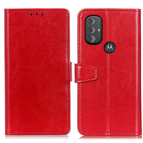 Funda de Cuero Cartera con Soporte Carcasa A06D para Motorola Moto G Play Gen 2 Rojo