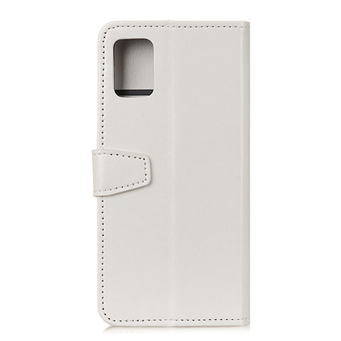 Funda de Cuero Cartera con Soporte Carcasa A06D para Motorola Moto G100 5G Blanco