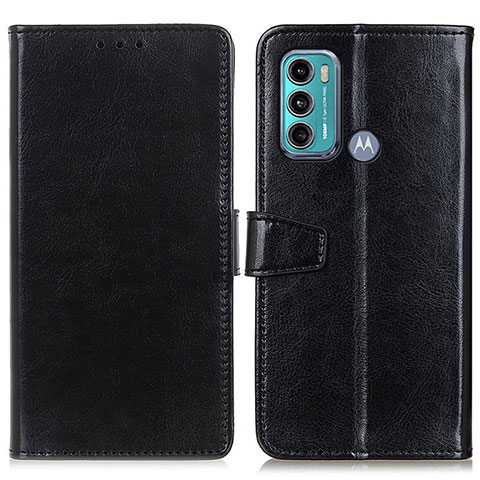 Funda de Cuero Cartera con Soporte Carcasa A06D para Motorola Moto G40 Fusion Negro