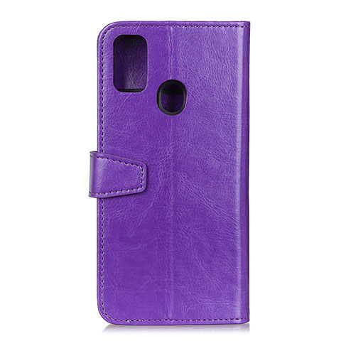 Funda de Cuero Cartera con Soporte Carcasa A06D para Motorola Moto G41 Morado