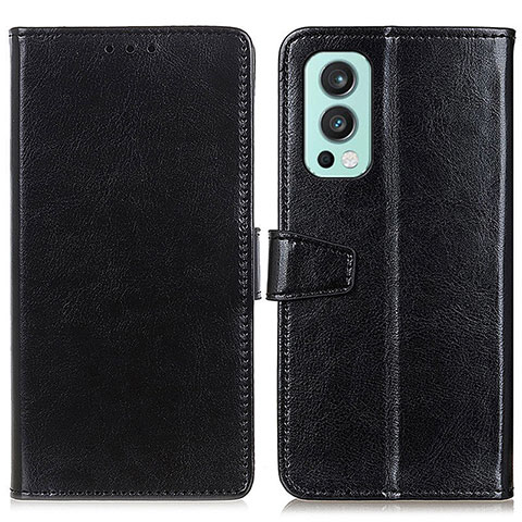 Funda de Cuero Cartera con Soporte Carcasa A06D para OnePlus Nord 2 5G Negro