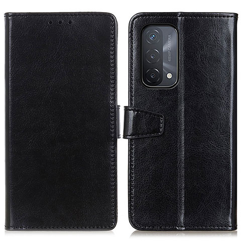 Funda de Cuero Cartera con Soporte Carcasa A06D para Oppo A93 5G Negro