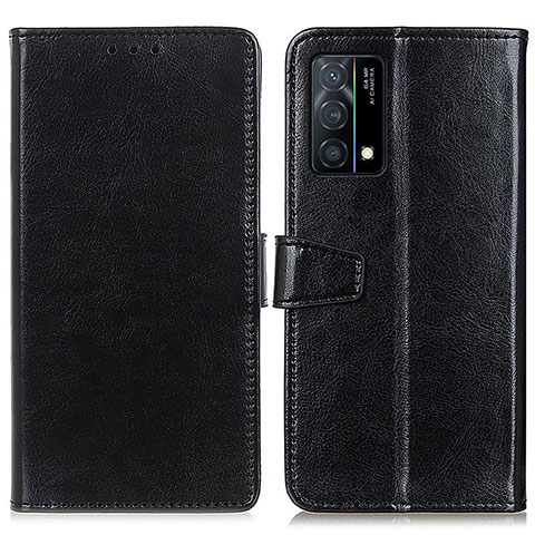 Funda de Cuero Cartera con Soporte Carcasa A06D para Oppo K9 5G Negro