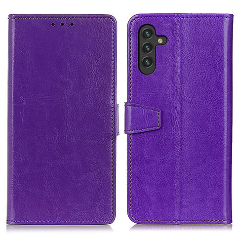 Funda de Cuero Cartera con Soporte Carcasa A06D para Samsung Galaxy A04s Morado