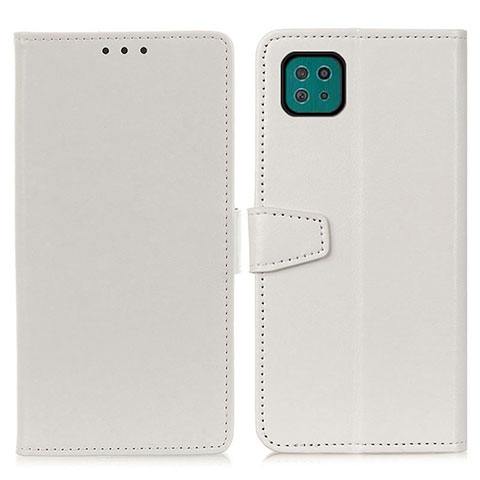 Funda de Cuero Cartera con Soporte Carcasa A06D para Samsung Galaxy A22 5G Blanco