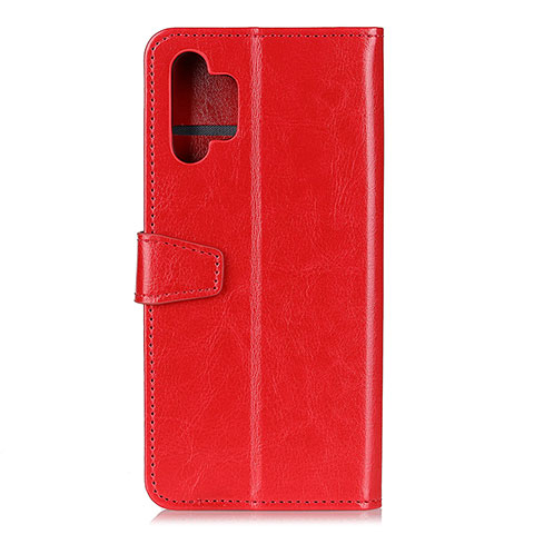 Funda de Cuero Cartera con Soporte Carcasa A06D para Samsung Galaxy A32 4G Rojo