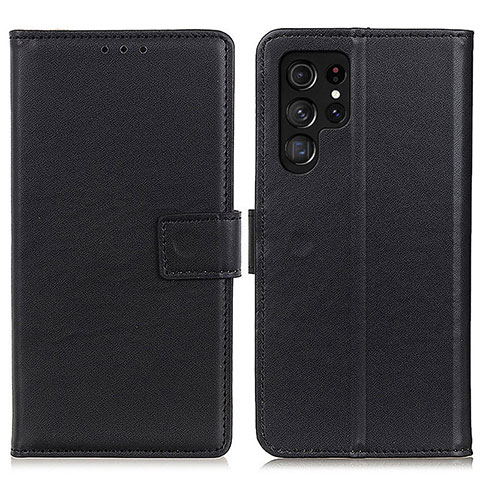 Funda de Cuero Cartera con Soporte Carcasa A06D para Samsung Galaxy S21 Ultra 5G Negro