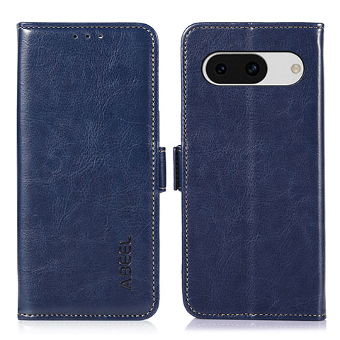 Funda de Cuero Cartera con Soporte Carcasa A07D para Google Pixel 8a 5G Azul