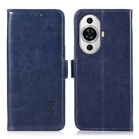 Funda de Cuero Cartera con Soporte Carcasa A07D para Huawei Nova 11 Azul