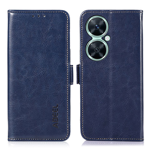 Funda de Cuero Cartera con Soporte Carcasa A07D para Huawei Nova 11i Azul