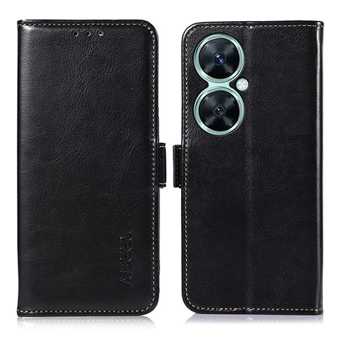 Funda de Cuero Cartera con Soporte Carcasa A07D para Huawei Nova 11i Negro