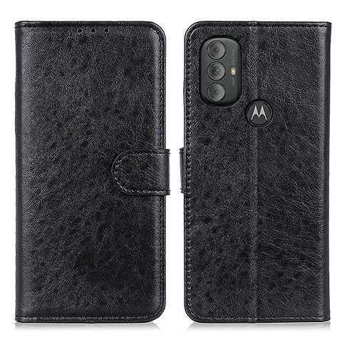 Funda de Cuero Cartera con Soporte Carcasa A07D para Motorola Moto G Play (2023) Negro